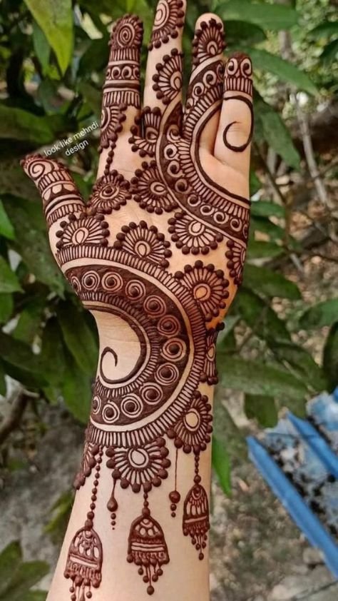 chand raat mehndi design