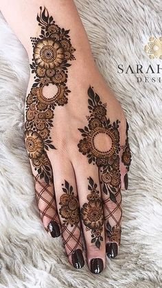 recent mehendi designs