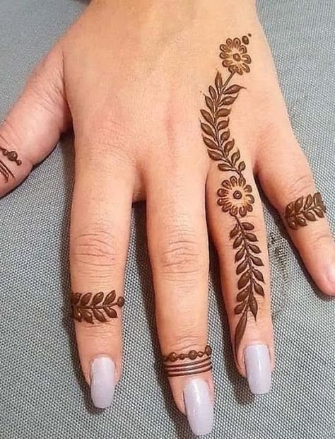 simple mehndi design eid